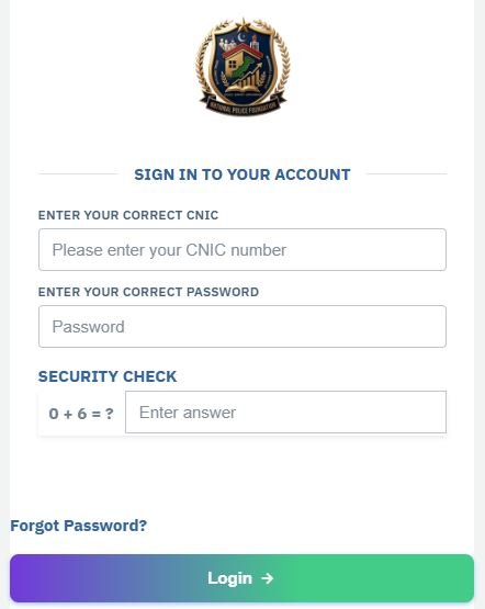 NPFTAS Jobs Login Portal