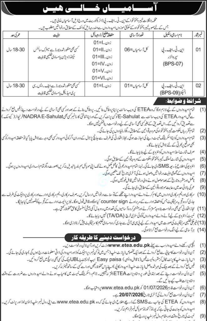 Forestry Environment and Wildlife Department New Jobs 2026 (Government Jobs 2026)