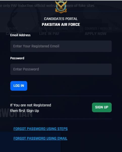 Joi PAF Jobs
