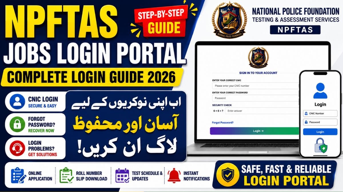 NPFTAS Jobs Login Portal